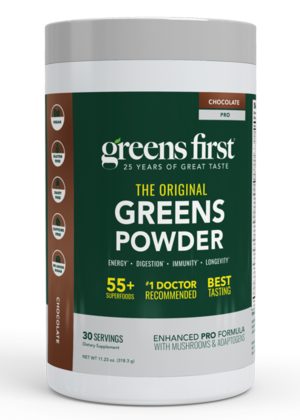 greens first chocolate powder