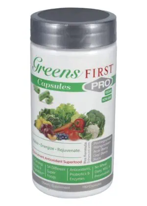 Greens First PRO (Capsules) 180c -- greens supplement, plant-based nutrition.