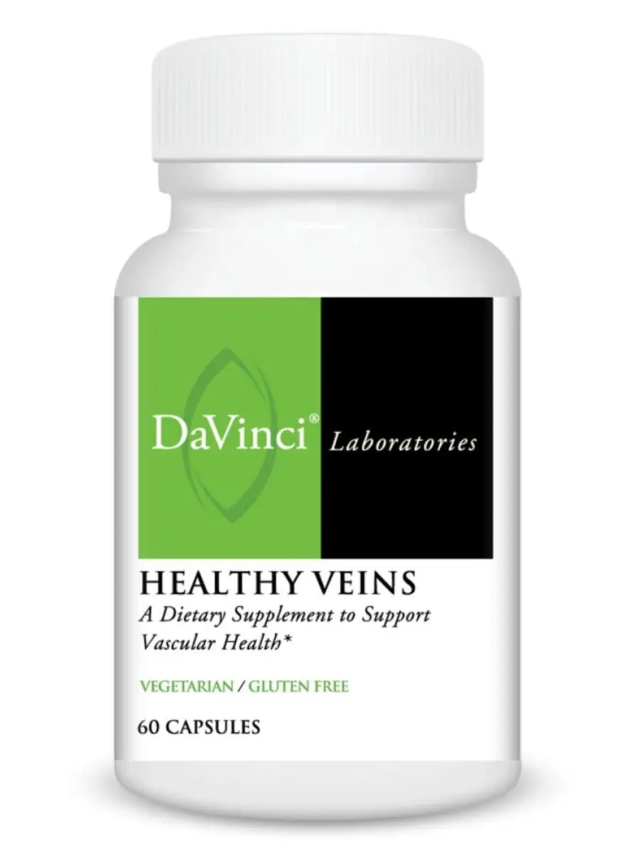 DaVinci Labs Healthy Veins -- vascular support, dietary supplement.
