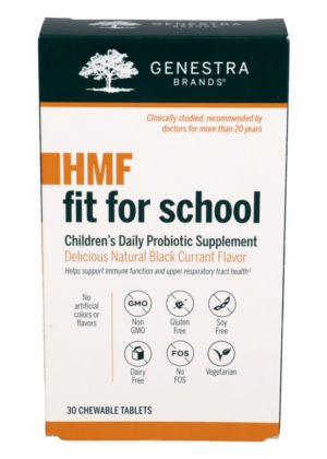 Seroyal HMF Fit for School -- children's immune support, chewable probiotics.