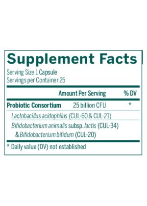 Seroyal/Genestra HMF Intensive -- probiotic supplement, digestive health. - Back