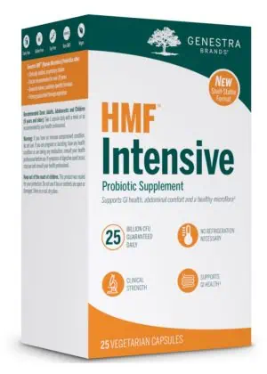 Seroyal/Genestra HMF Intensive -- probiotic supplement, digestive health.
