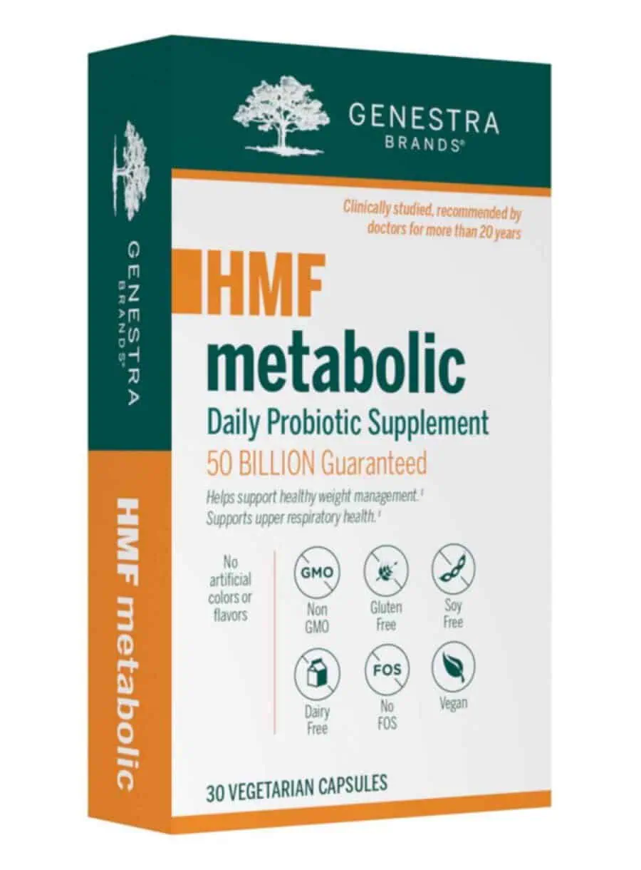 Genestra HMF Metabolic -- probiotic supplement, weight management.