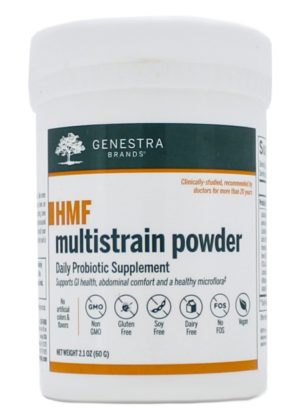Seroyal/Genestra HMF Multi Strain Powder -- probiotic powder, gut health.