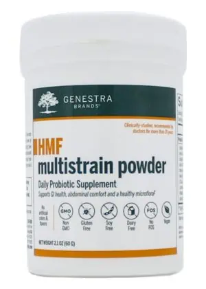 Seroyal/Genestra HMF Multi Strain Powder -- probiotic powder, gut health.