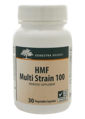 Seroyal/Genestra HMF Multistrain 100 -- probiotic supplement, gut health.