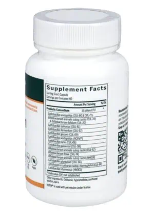 Seroyal/Genestra HMF Multistrain -- probiotic formula, gastrointestinal health. - Back