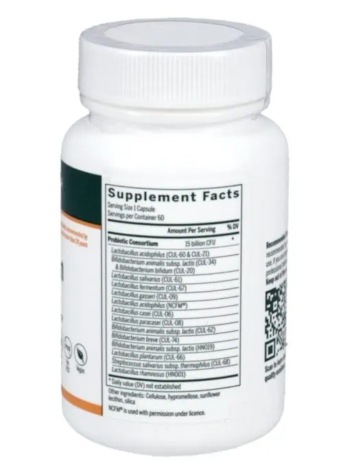 Seroyal/Genestra HMF Multistrain -- probiotic formula, gastrointestinal health. - Back