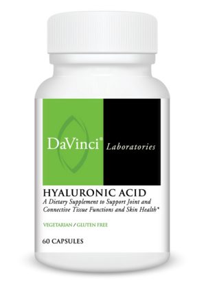DaVinci Labs Hyaluronic Acid -- joint support, skin health.