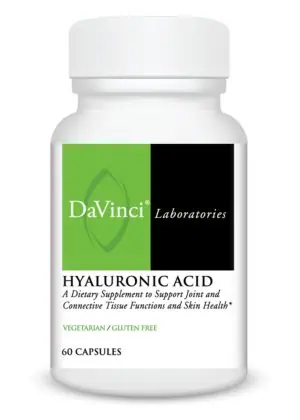 DaVinci Labs Hyaluronic Acid -- joint support, skin health.