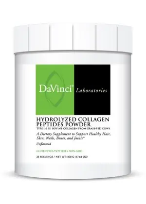 DaVinci Labs Hydrolyzed Collagen Peptides Powder -- collagen supplement, pure collagen