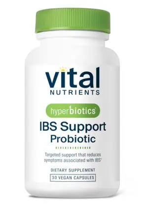Vital Nutrients Hyperbiotics IBS Support Probiotic -- probiotic support, gut health.