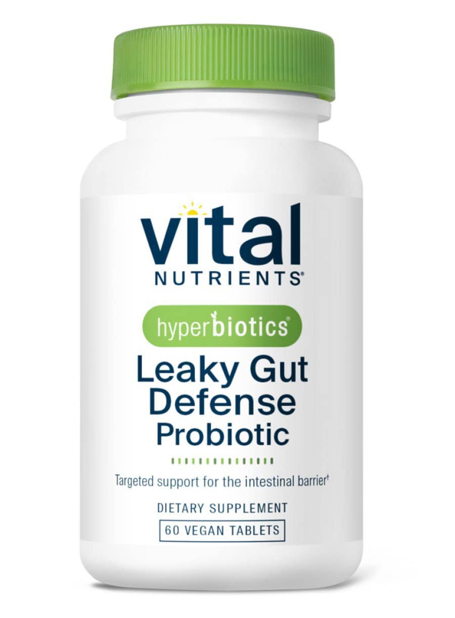 Vital Nutrients Hyperbiotics Leaky Gut Defense Probiotic -- gut health, digestive support.