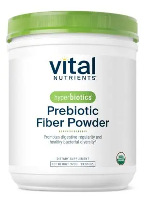 Vital Nutrients Hyperbiotics Prebiotic Powder -- prebiotic powder, digestive health.