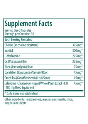 Seroyal/Genestra Ichol Plus -- liver support, digestion aid. - Back