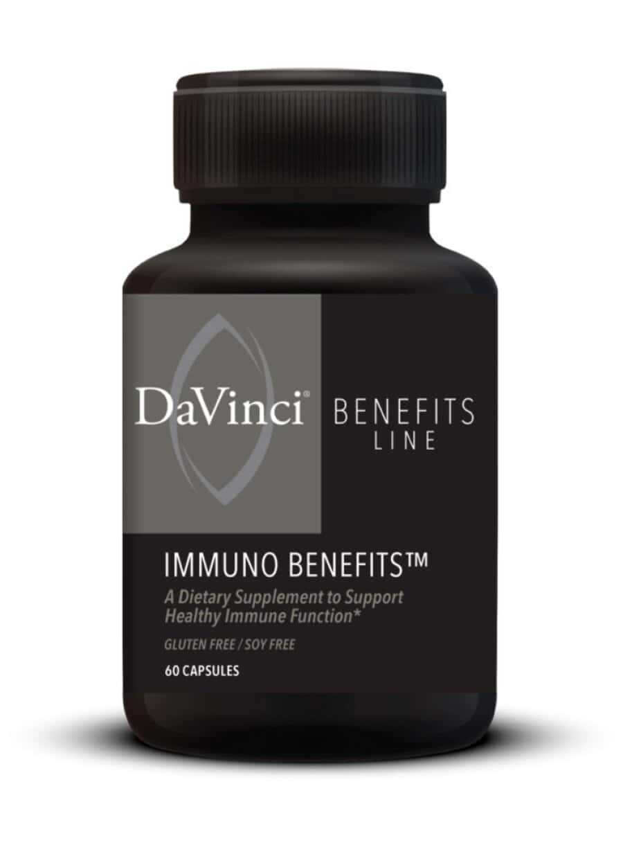 DaVinci Labs Immuno Benefits -- immune support, dietary supplement.