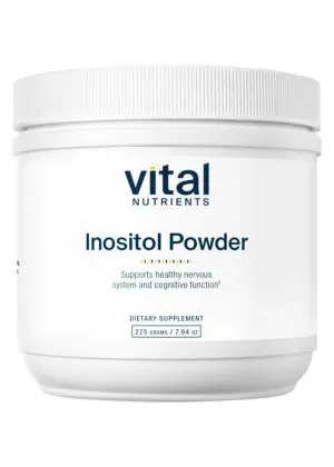 Vital Nutrients Inositol Powder -- mood support, stress relief.