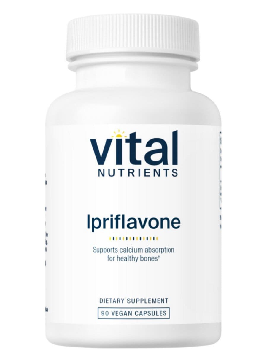 Vital Nutrients Ipriflavone 600mg -- bone health, calcium absorption.