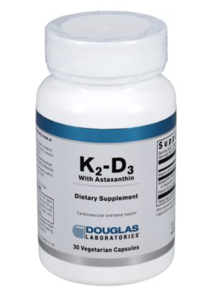 Douglas Laboratories K2-D3 w/Astaxanthin 30c -- vitamin K2, vitamin D3