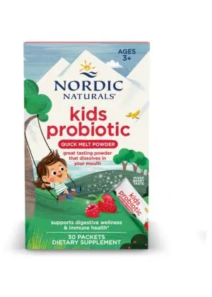 Nordic Naturals Pro Kids Probiotic Quick Melt Powder -- kids probiotics, digestive health.
