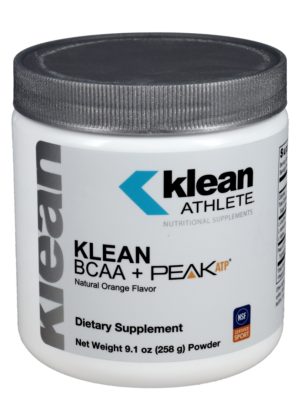 Klean Athlete Klean BCAA + PEAK ATP -- amino acids, muscle recovery.