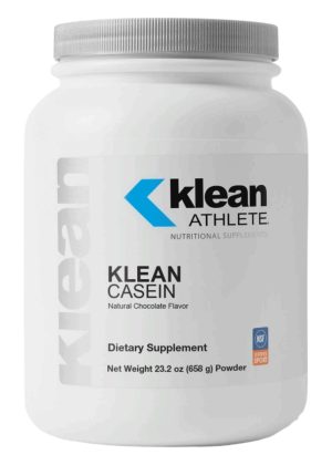 Klean Athlete Klean Casein Protein - Natural Chocolate Flavor, protein supplement, muscle recovery.