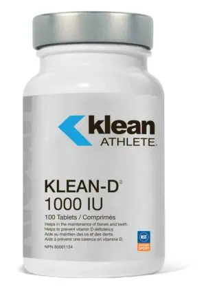 Klean Athlete KLEAN-D -- vitamin D3 supplement, immune support.