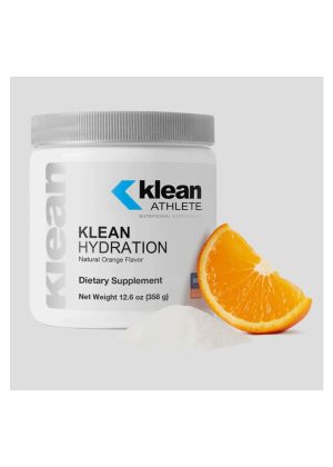 Klean Athlete Klean Hydration -- hydration powder, electrolyte drink mix.