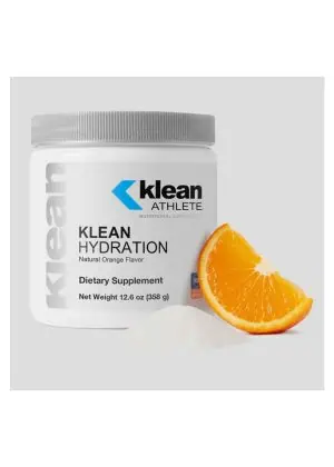 Klean Athlete Klean Hydration -- hydration powder, electrolyte drink mix.
