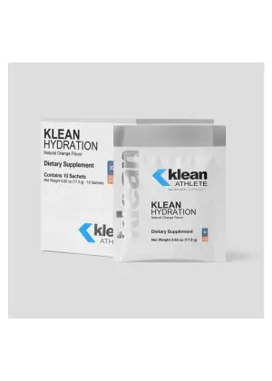 Klean Athlete Klean Hydration Sachets -- hydration powder, electrolyte drink mix.