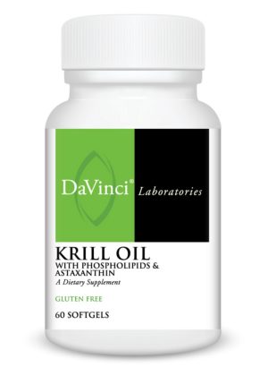 DaVinci Labs Krill Oil -- omega-3 supplement, heart health.