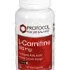 Protocol For Life L-Carnitine 500mg -- amino acid supplement, energy booster.