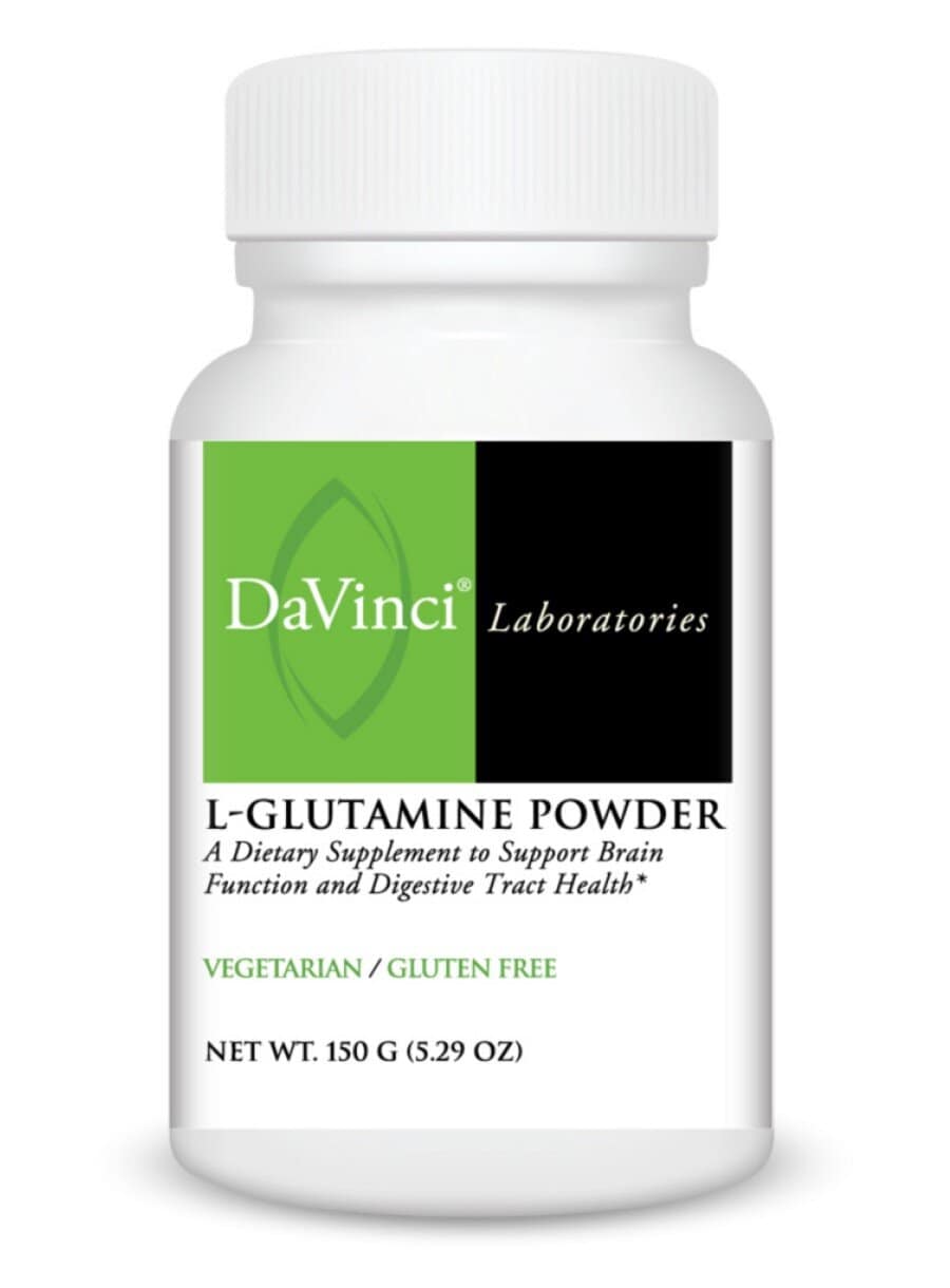 DaVinci Labs L-Glutamine Powder -- amino acid supplement, digestive health.