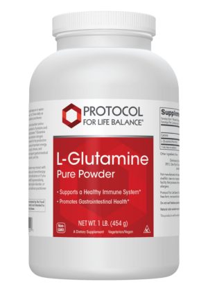 Protocol For Life L-Glutamine Powder -- amino acid supplement, immune support.