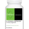 DaVinci Labs L-Lysine Capsules -- amino acid supplement, vegetarian formula.
