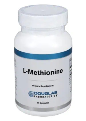 Douglas Laboratories L-Methionine 500mg -- essential amino acid, protein support.