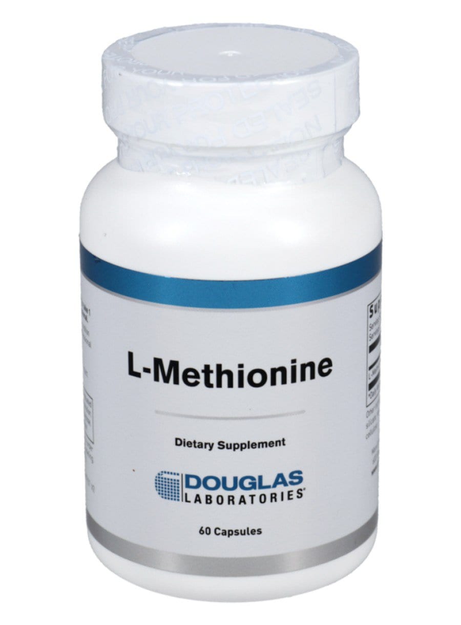 Douglas Laboratories L-Methionine 500mg -- essential amino acid, protein support.