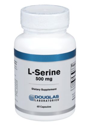 Douglas Laboratories L-Serine 500mg -- amino acid supplement, dietary support.