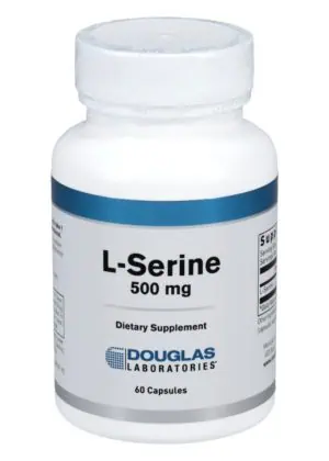 Douglas Laboratories L-Serine 500mg -- amino acid supplement, dietary support.