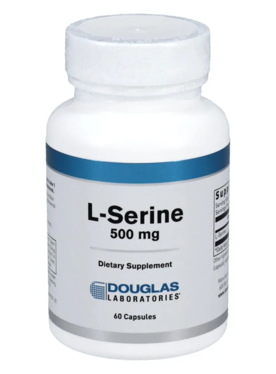 Douglas Laboratories L-Serine 500mg -- amino acid supplement, dietary support.