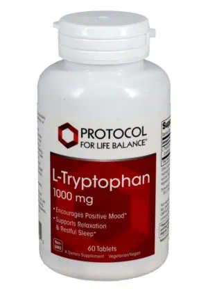 Protocol For Life L-Tryptophan 1000mg -- mood support, relaxation.