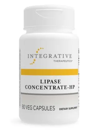 Integrative Therapeutics, Inc. Lipase Concentrate-HP -- digestive enzyme, fat digestion.