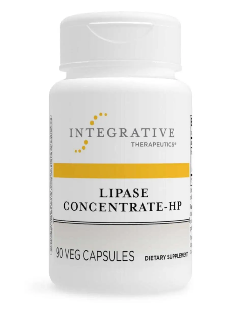 Integrative Therapeutics, Inc. Lipase Concentrate-HP -- digestive enzyme, fat digestion.