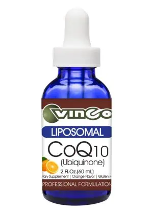 Vinco Liposomal CoQ10 -- heart health, antioxidant support.