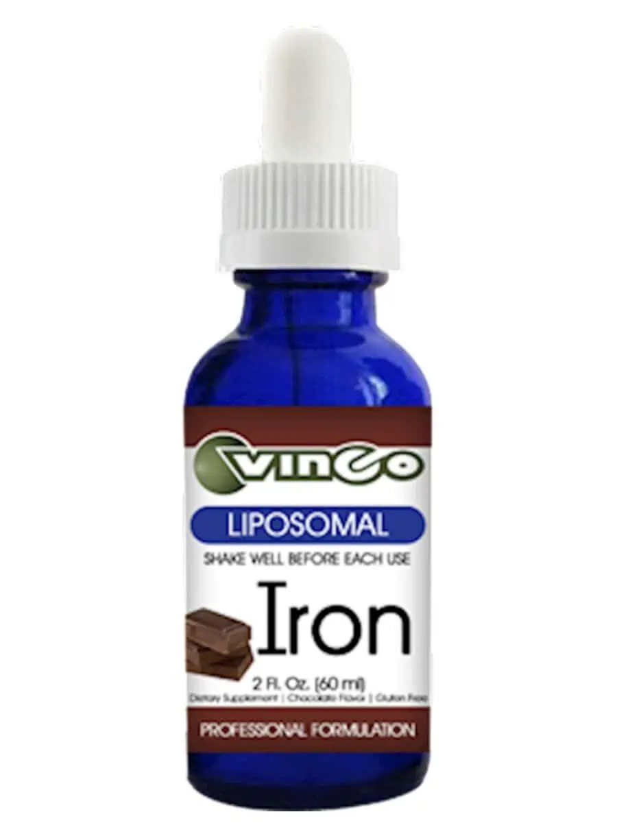 Vinco Liposomal Iron -- iron supplement, liposomal delivery.