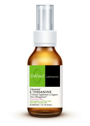 DaVinci Labs Liposomal L-Theanine -- stress management, relaxation support.