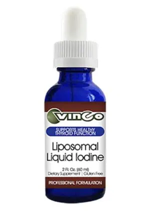 Vinco Liposomal Liquid Iodine -- thyroid support, liposomal delivery.