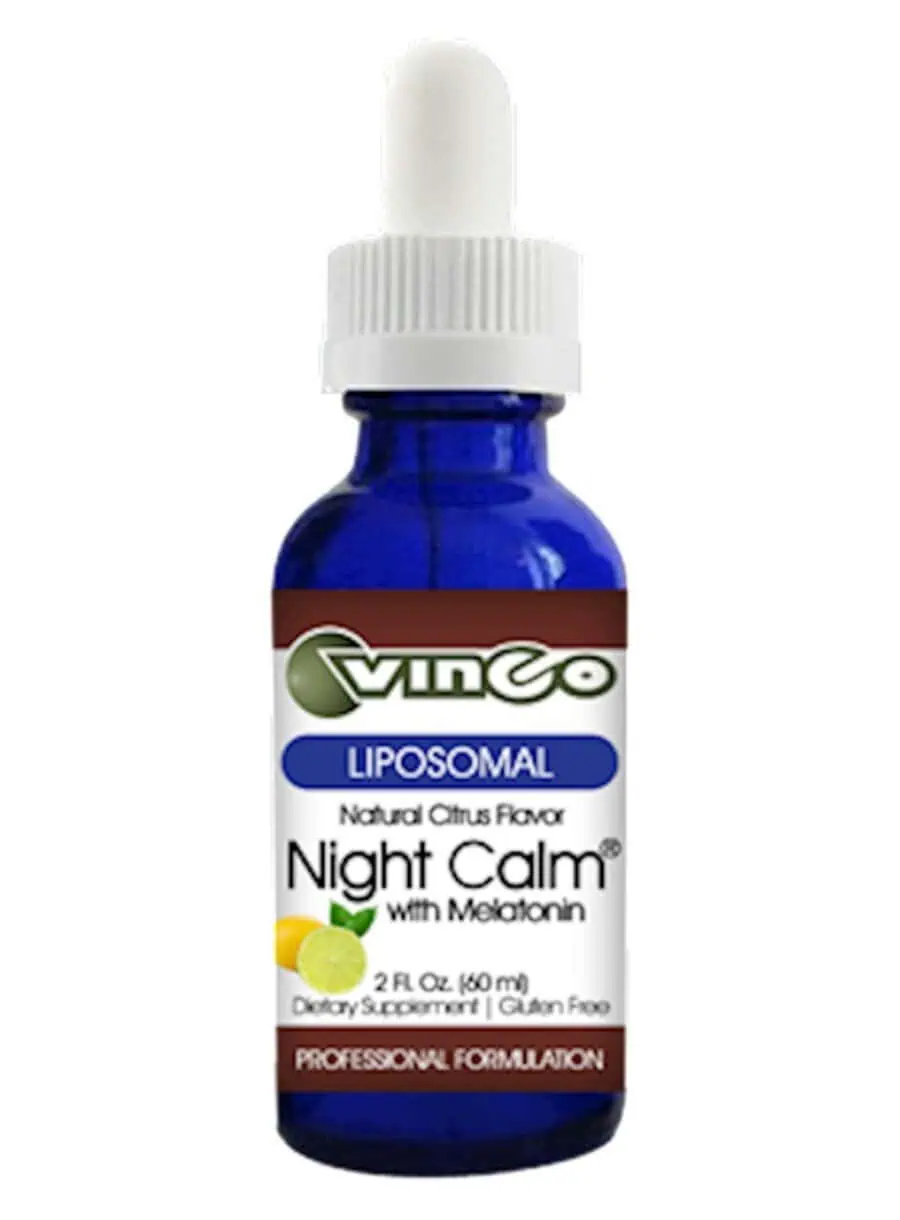 Vinco Liposomal Night Calm -- sleep support, calming blend.