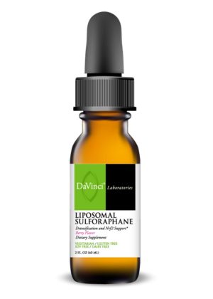 DaVinci Labs Liposomal Sulforaphane -- detoxification support, antioxidant activity.