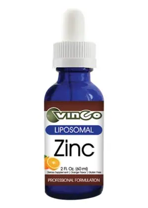 Vinco Liposomal Zinc -- zinc supplement, immune support.